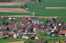 Schlatt TG vom Aussichtsturm auf dem Kohlfirst