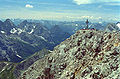 Blick vom Gipfel des Hochwanner nach Westen