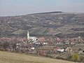 View of Borla village; Reformed church (1784) in the center