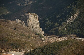 Rots met de kapel Notre Dame du Roc