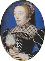 ortrait of Catherine de' Medici attributed to François Clouet