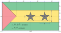 Flag of São Tomé and Príncipe (construction sheet).svg