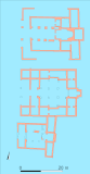 Ground plan of church