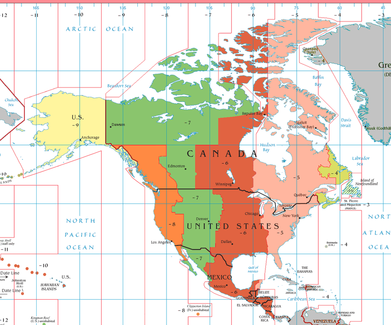 Postgres Get Time Zone List