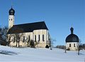 Wallfahrtskirche von Südosten