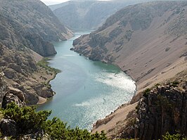 Zrmanja rivier vanaf Pariževačka glavica