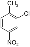 Strukturformel von 2-Chlor-4-nitrotoluol