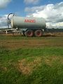 Liquid manure trailer