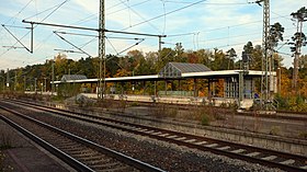 Bahnsteig, Blick in Richtung Norden