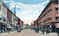 Bloom Brothers Chambersburg #3, 74-76 South Main Street, 1913–39, second store from right (Postcard image)[30]