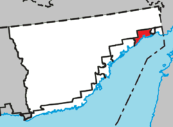 Location within Le Golfe-du-Saint-Laurent RCM