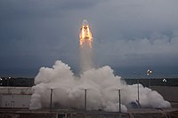 Dragon 2 pad abort test photo.