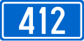 D412 state road shield