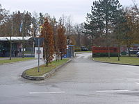 Einfahrt der Graf-Stauffenberg-Kaserne (2009)