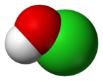 hypochlorous acid space filling