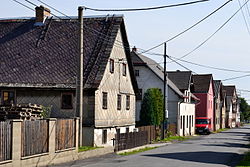 Houses in the centre of Kámen