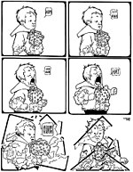 "Little Sammy Sneeze" comic strip, published 1904-1906. Created by Winsor McCay (1871-1934).