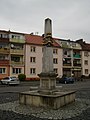 Kopie der Distanzsäule auf dem Markt