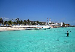 Strand von Puerto Morelos