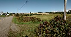 Agricultural scene in Saint-Adelme