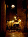 Sarlat french medieval city by night