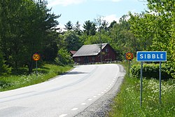 Sibble road sign