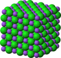 bilde av atomstrukturen i koksalt