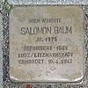 Stolperstein für Salomon Baum