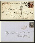 1st US Postage issues on cover