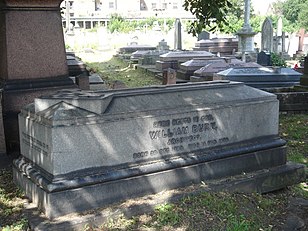 Burn's funerary monument, Kensal Green Cemetery, London