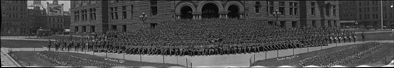 95th Battalion CEF, Toronto, May 25th 1916