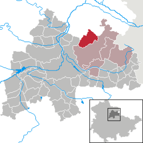 Poziția localității Beichlingen