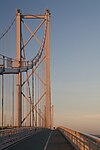 Forth Road Bridge With Approach Ramps And Piers