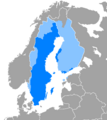 Swedish Language distribution