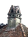 Kreuzdach als Abdeckung eines Schornsteinkopfs (Reichenau-Mittelzell)