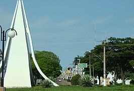 Centrale obelisk van Nova Andradina