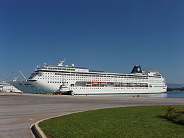 De MSC Armonia in 2005 in Korfoe