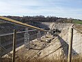 Startbau­grube des Stein­bühl­tunnels im November 2015