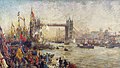 Das Öffnen der Tower Bridge, 1895