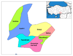 Osmaniye'nin siyasi haritası