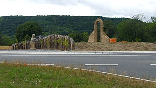 Verkehrskreisel Rheinbrohl (Römerkreisel)