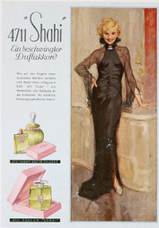 Werbung für 4711 Shahi, 1936, Druckgrafik