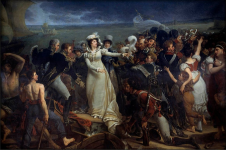 The Embarkation of the Duchess of Angoulême at Pauillac by Antoine-Jean Gros