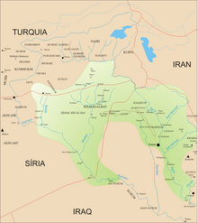 Map of Assyria under Ashurreshishi