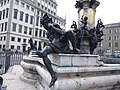 Allegori over Wertach i Augustusbrunnen (Agustusfontenen) i Augbsburg.