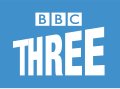 Das erste Logo von BBC Three zwischen 2003 und 2008