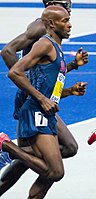 Bernard Lagat – der Doppelweltmeister von 2007 über 1500 und 5000 Meter wurde diesmal mit Bronze belohnt und gewann hier am Schlusstag außerdem Silber über 5000 Meter