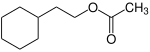 Strukturformel von Cyclohexylethylacetat