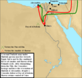 Crusader invasions of Egypt in 1166-1167 AD.