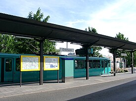 Bahnsteige und Busbahnhof